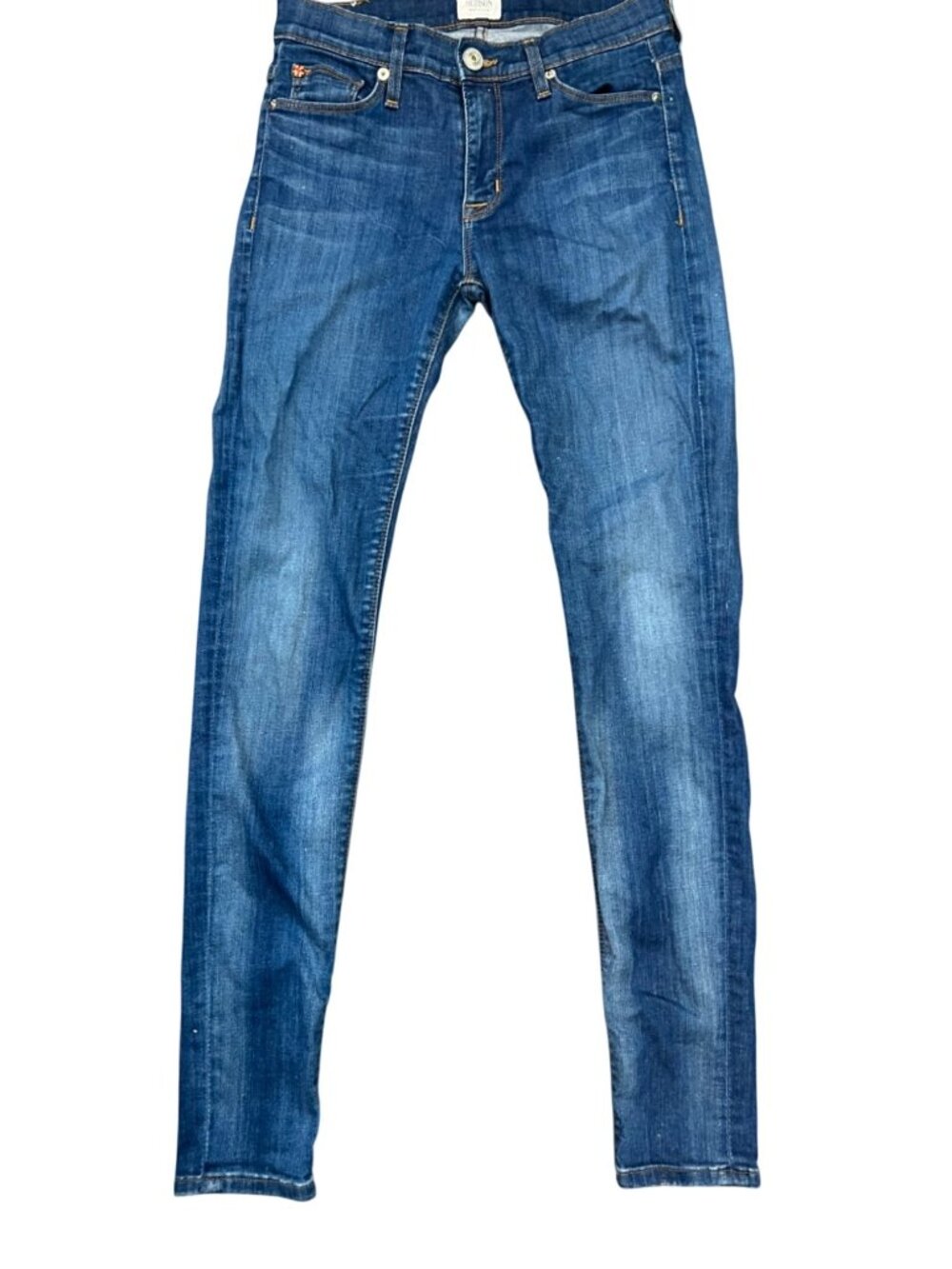 Hudson Womens Skinny Jeans Size 25 Dark Wash Denim Made In USA With Stretch Fabr